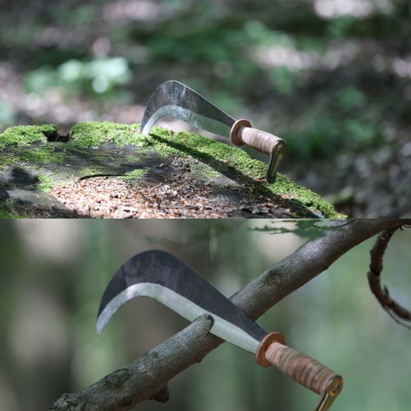 STUBAI ryddekniv med l�dergreb