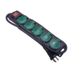 GRIPO stikd�se 5 udtag m. jord - 2071224