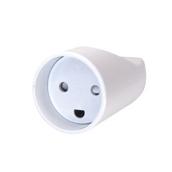 GRIPO forl�ngerled rund hvid m. jord - 2094105