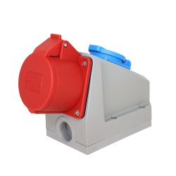 GRIPO CEE kombineret vgudtag 16A 5 polet 400V+230V - 2107866