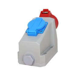 GRIPO CEE kombineret vgudtag 16A 5 polet 400V+230V - 2107866