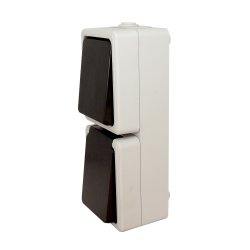 GRIPO stikkontakt m. afbryder IP54 lodret - 2217065