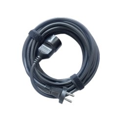 GRIPO kabels�t PVC sort 10m 2x1,5mm&sup2; - 2416125