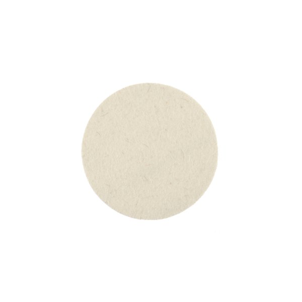 MIRKA Filt pad � 77x6mm hvid 2-pak - 2338373
