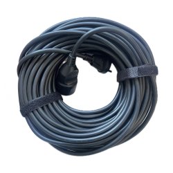 GRIPO kabels�t PVC sort 30m 2x1,5mm&sup2; - 2416128