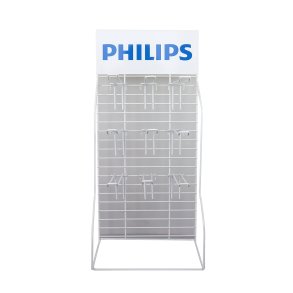 PHILIPS disk display 9 krog stand Hvid