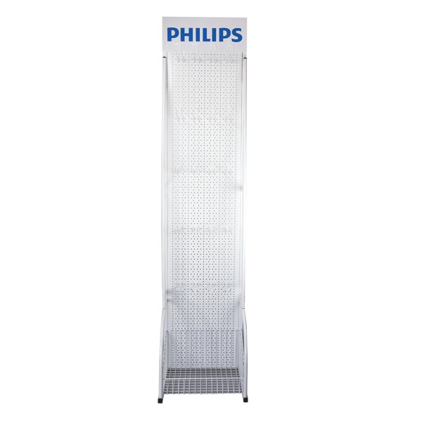 PHILIPS gulvdisplay 28 krog Stand Hvid
