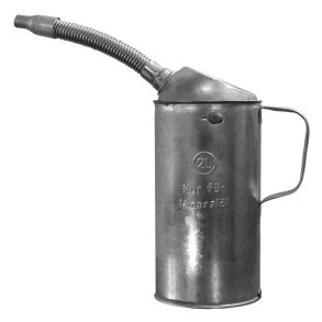 HALLBAUER metal oliem�l med flexibel slangestuds - 2 liter - 1887393