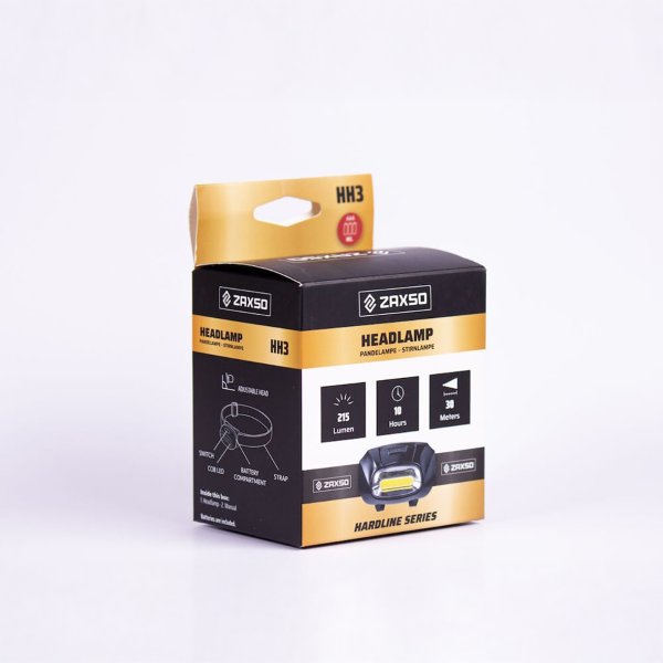 ZAXSO HH3 Pandelampe alkaline 215 lumen 3xAAA - 2258488