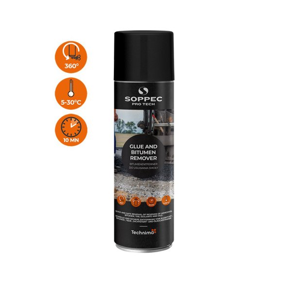 SOPPEC Pro Tech lim- og bitumenfjerner spray 500 ml. - 2019916