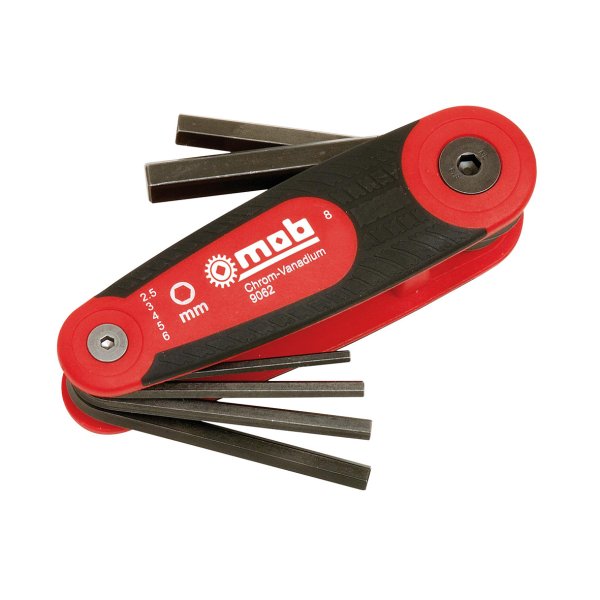 PEDDINGHAUS unbrako-n�gles�t 7-dele 1,5+2+2,5+3+4+5+6 mm