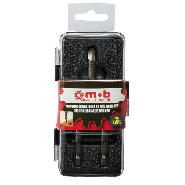 PEDDINGHAUS skrueudtr�kkers�t 3 dele - 2124115