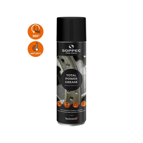 SOPPEC Pro Tech universal sprayfedt hvid 500 ml. - 2019931