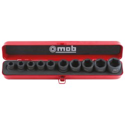 PEDDINGHAUS slagtoppe i s�t 1/2" - 10-24 mm, 10 dele - 1688424