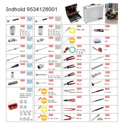 PEDDINGHAUS v�rkt�jskuffert i alu med 128 dele v�rkt�j