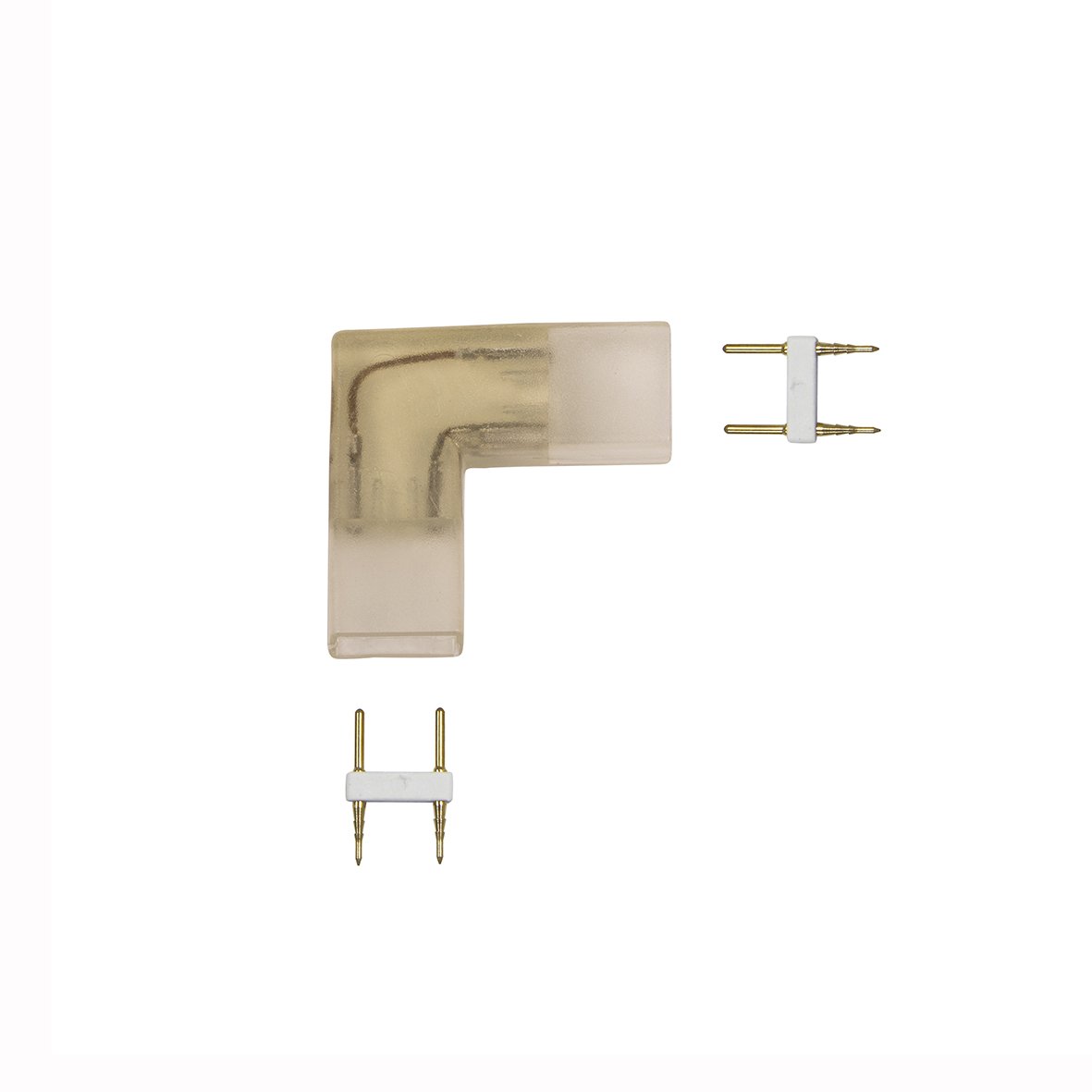 RANCEO L-connector til LED strip uden forskruning - 2261364 - Ranceo ...