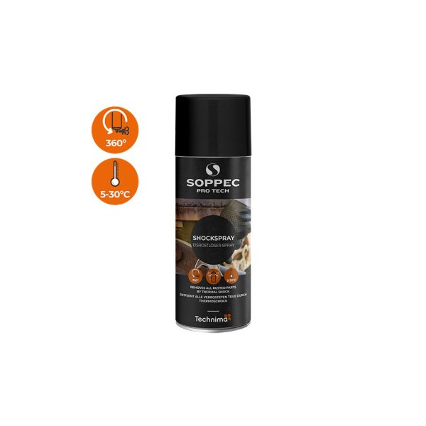 SOPPEC Pro Tech rustfjerner chokspray 200 ml. - 2019991