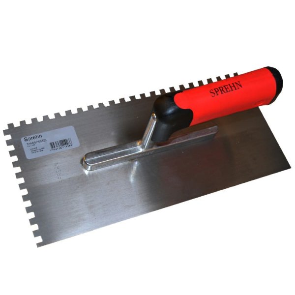 SPREHN tandspartel m/Softgrip 130x280 mm 10x10 mm tnder - 1328009