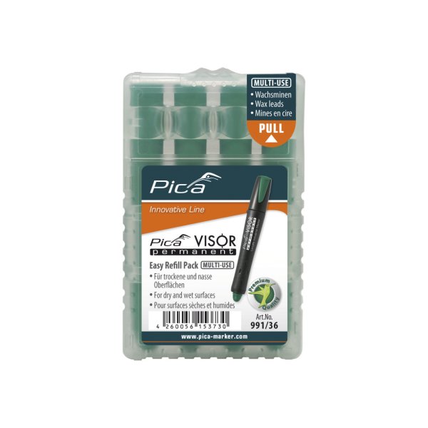 PICA Visor Permanent refill grn - 1939881