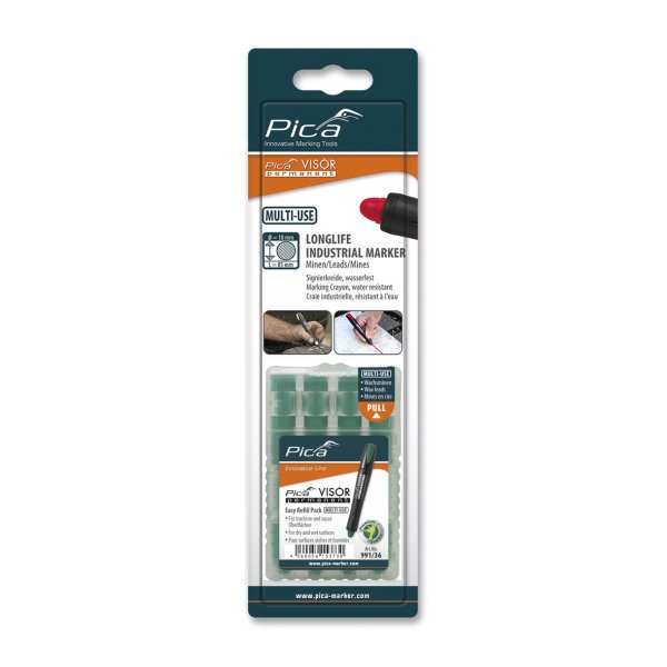 PICA Visor Permanent refill grn - 1939881