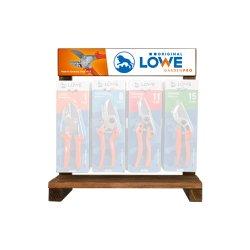 L&ouml;we display med 4 kroge