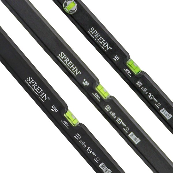 SPREHN vaterpasst med 3 libeller 60+120+200cm - 1720858