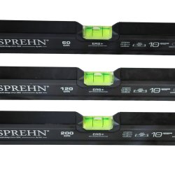 SPREHN vaterpasst med 3 libeller 60+120+200cm - 1720858