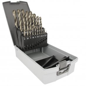 ALIAS spiralbors�t HSS-E kobolt �1,0-13,0x0,5 mm / 25 dele kunststofkassette - 2101489