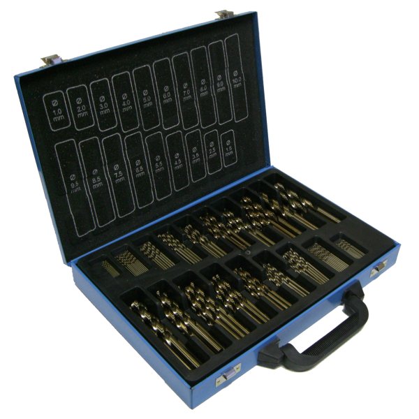 ALIAS spiralbors�t HSS-E kobolt �1,0-10,0x0,5 mm / 170 dele metalmagasin - 2101491