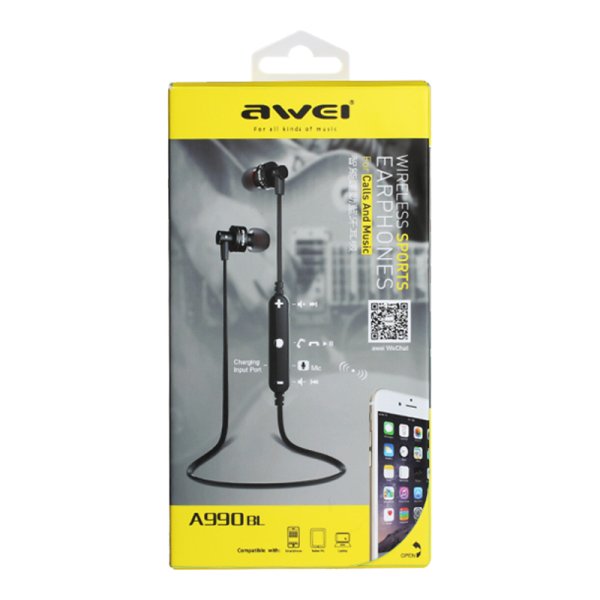 AWEI Bluetooth in-ear hovedtelefoner med mikrofon - 2002259