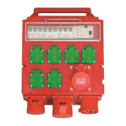 BLUE ELECTRIC Byggestr�mstavle 32A - 230/400 volt - 1410657