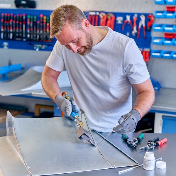 CFH loddekolbe til slange KL147 inkl. 350g. loddebolt - 1687491