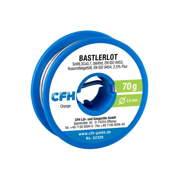 CFH loddetin BL329 UNIVERSAL 2,0mm 70g. BLYFRI - 1989923