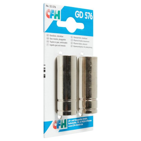 CFH gasdyse GD576 - Plus 15 / 2 stk. cylindrisk - 1991020