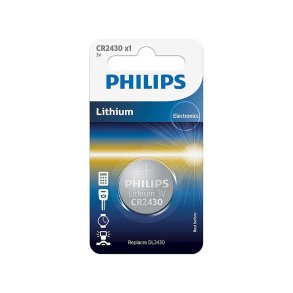 PHILIPS knapcellebatteri lithium CR2430 1-pak - 2157674