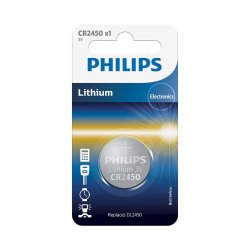 PHILIPS knapcellebatteri lithium CR2450 1-pak - 2148570