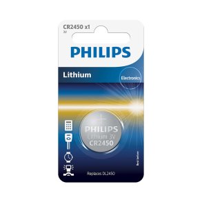 PHILIPS knapcellebatteri lithium CR2450 1-pak - 2148570