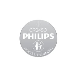 PHILIPS batteri lithium CR2450 1-pak  - BULK - 2409693