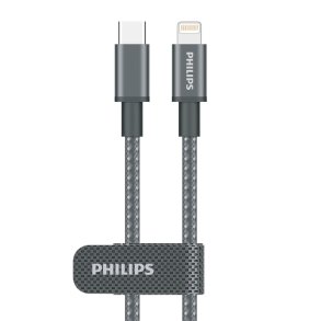 PHILIPS ladekabel 1,0m USB-C til Lightning - 2516343