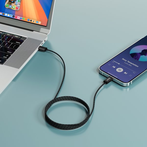 PHILIPS ladekabel 1,0m USB-C til Lightning - 2516343