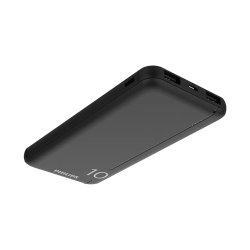 PHILIPS powerbank 10.000 mAh sort