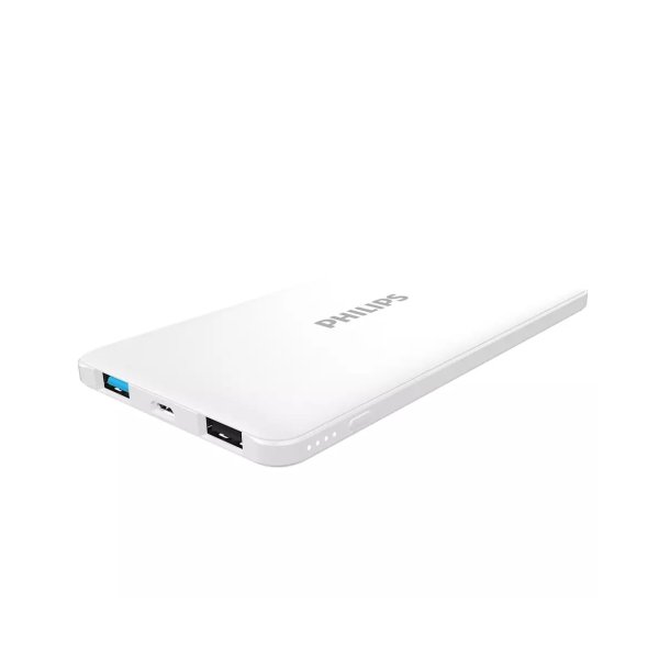 PHILIPS powerbank 5000 mAh hvid - 2161758