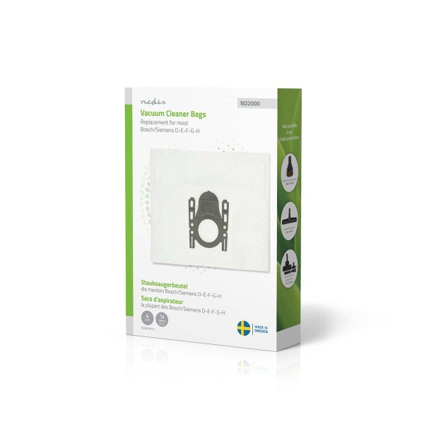 NEDIS stvsugerpose egnet til Bosch,Siemens D-E-F-G-H - 2551265