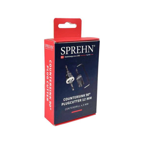 SPREHN forsnker &amp; propborst 12mm 90&deg; - 1425305