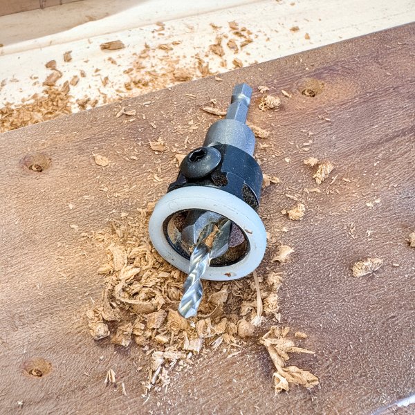 SPREHN fors�nker 15mm 90&deg; m/dybdestop + 6,0mm bor - 1444046