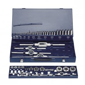 EVENTUS gevindsk�res�t HSS M3 - M20, 52 dele i metalkuffert