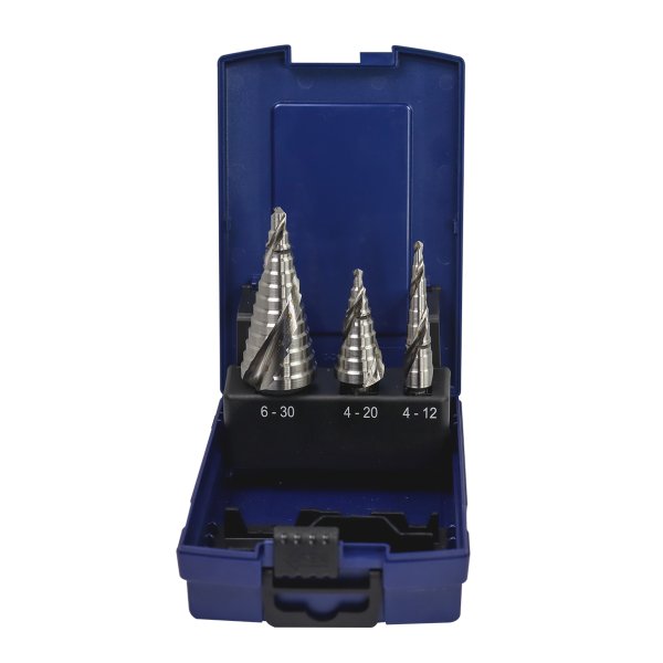 EVENTUS trinbors�t m. spiral 4-12 + 4-20 + 6-30mm metalkas. - 2507780