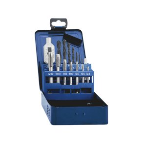 EVENTUS enkelt snittaps�t M3-M12 med bor og vindejern / 15 dele