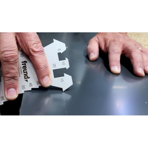 FREUND ridsem�l rustfri 140 mm