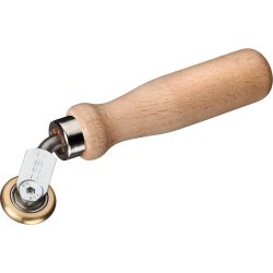 FREUND trykrulle messinghjul 28x6 mm / 45 gr.